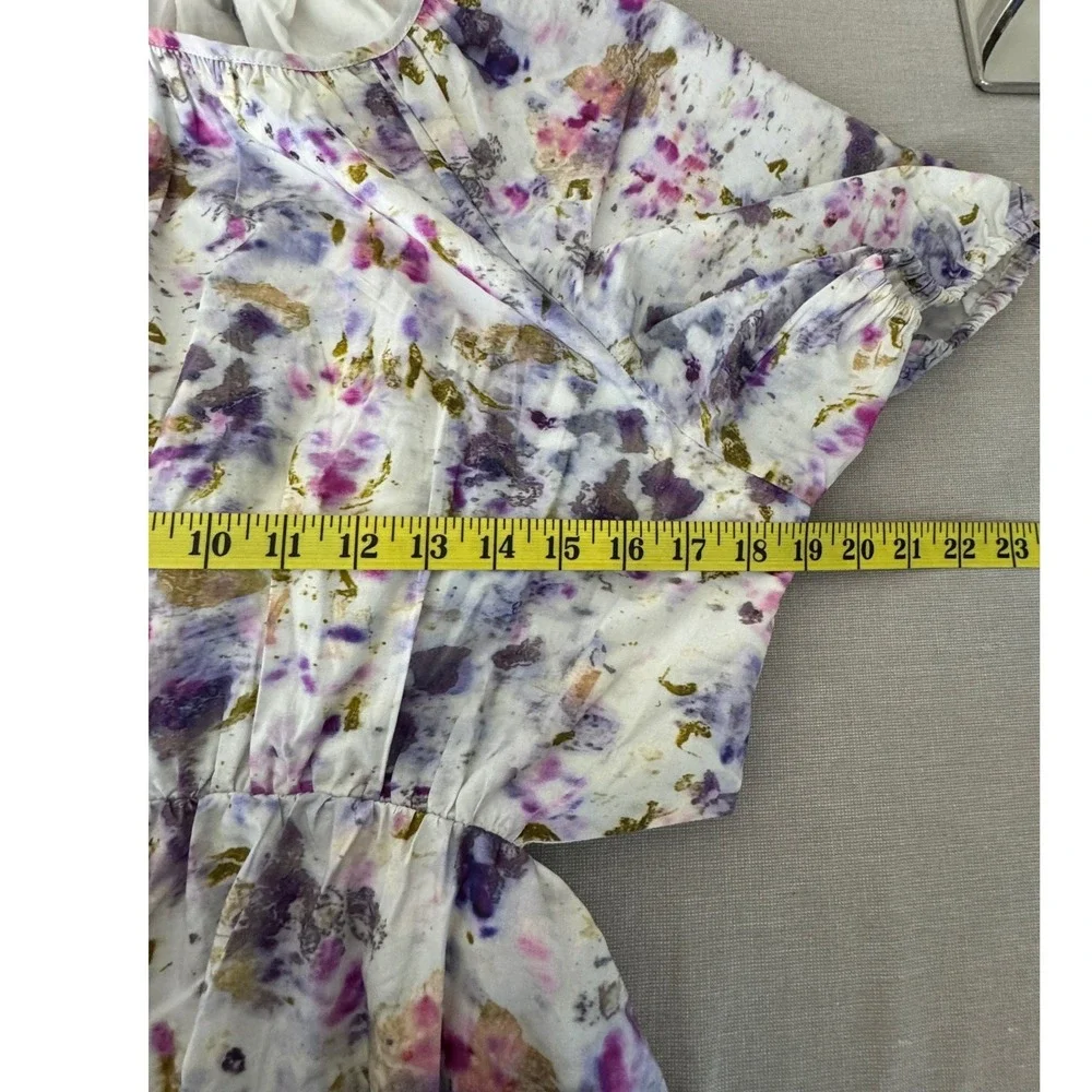 Flora Obscura x J. Crew Side Cut-Out Dress Kaleidoscope 12 NEW
